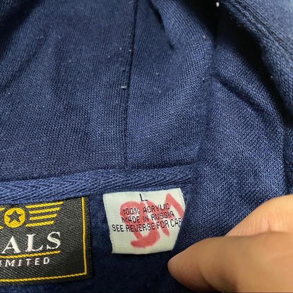 Harlem Street League VINTAGE Men’s Large Hoodie Carolina Blue Hip Hop Rap Y2K - Picture 9 of 9